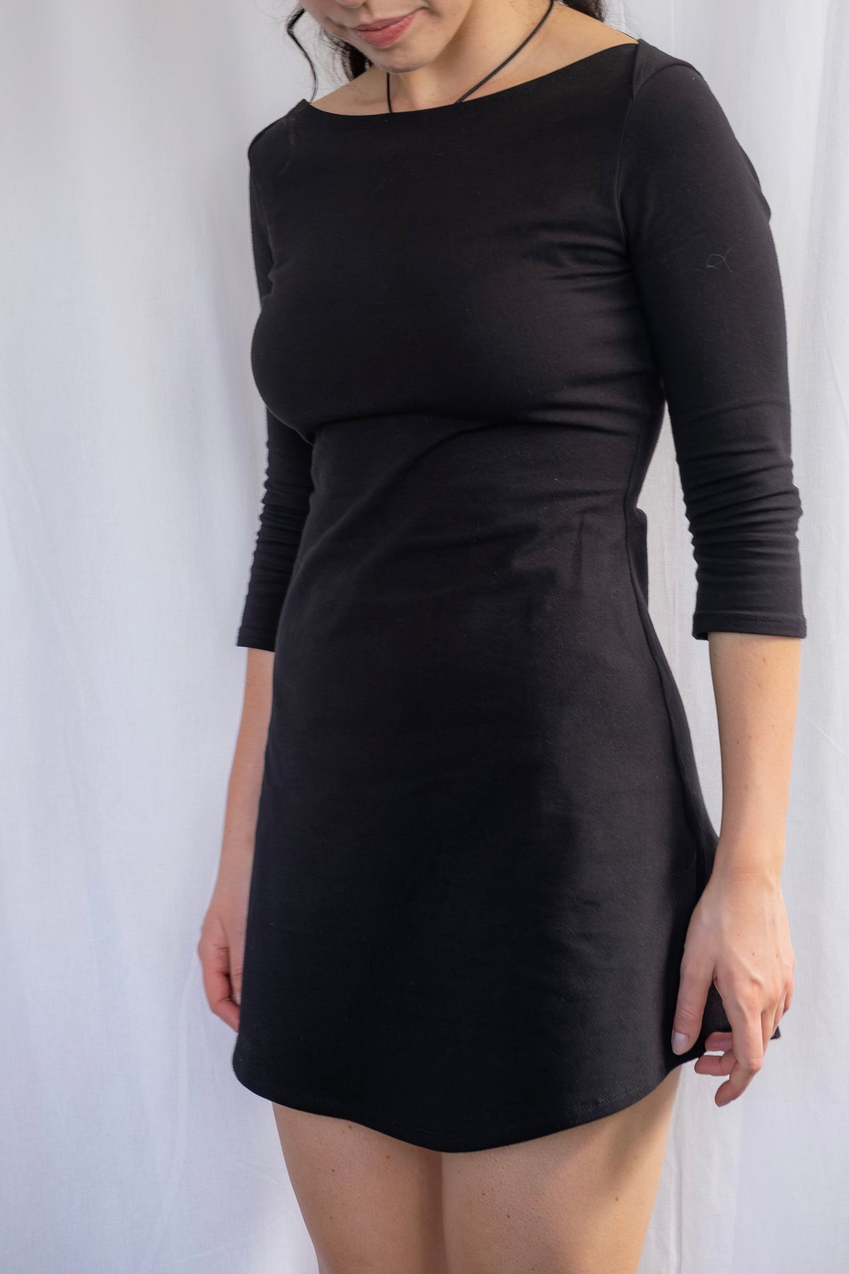 Frenchie Mini Dress- Black