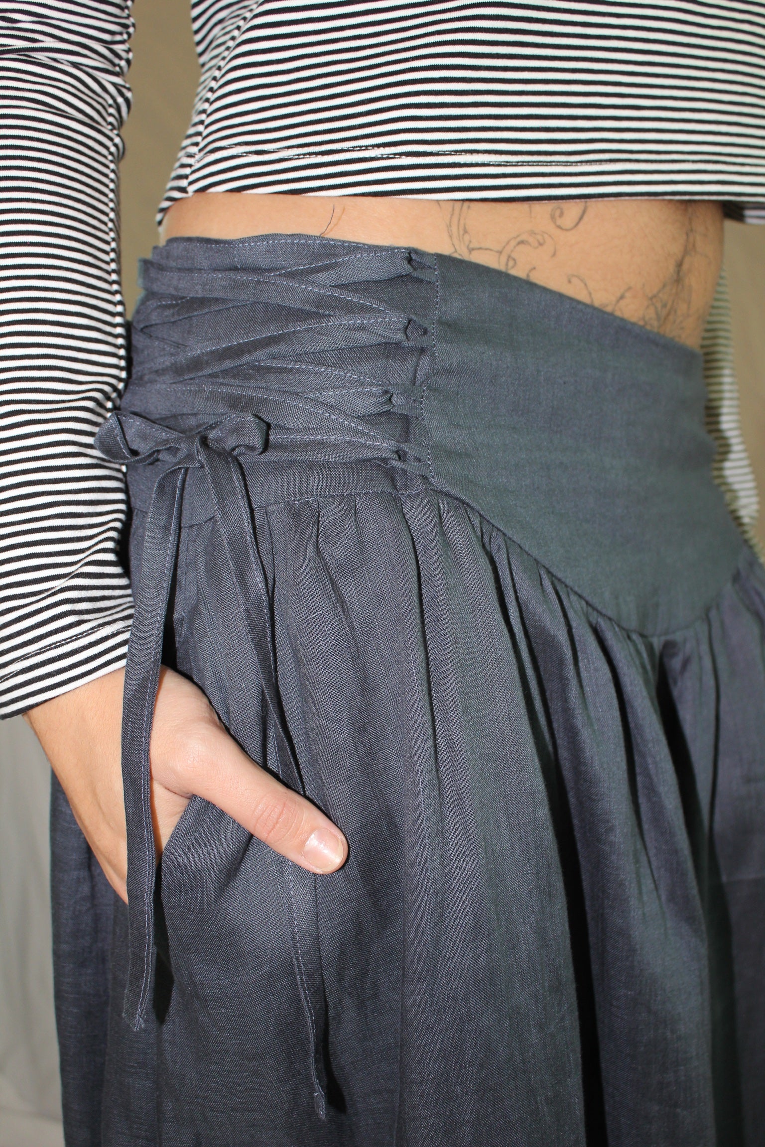 Frances Skirt- Indigo image 2