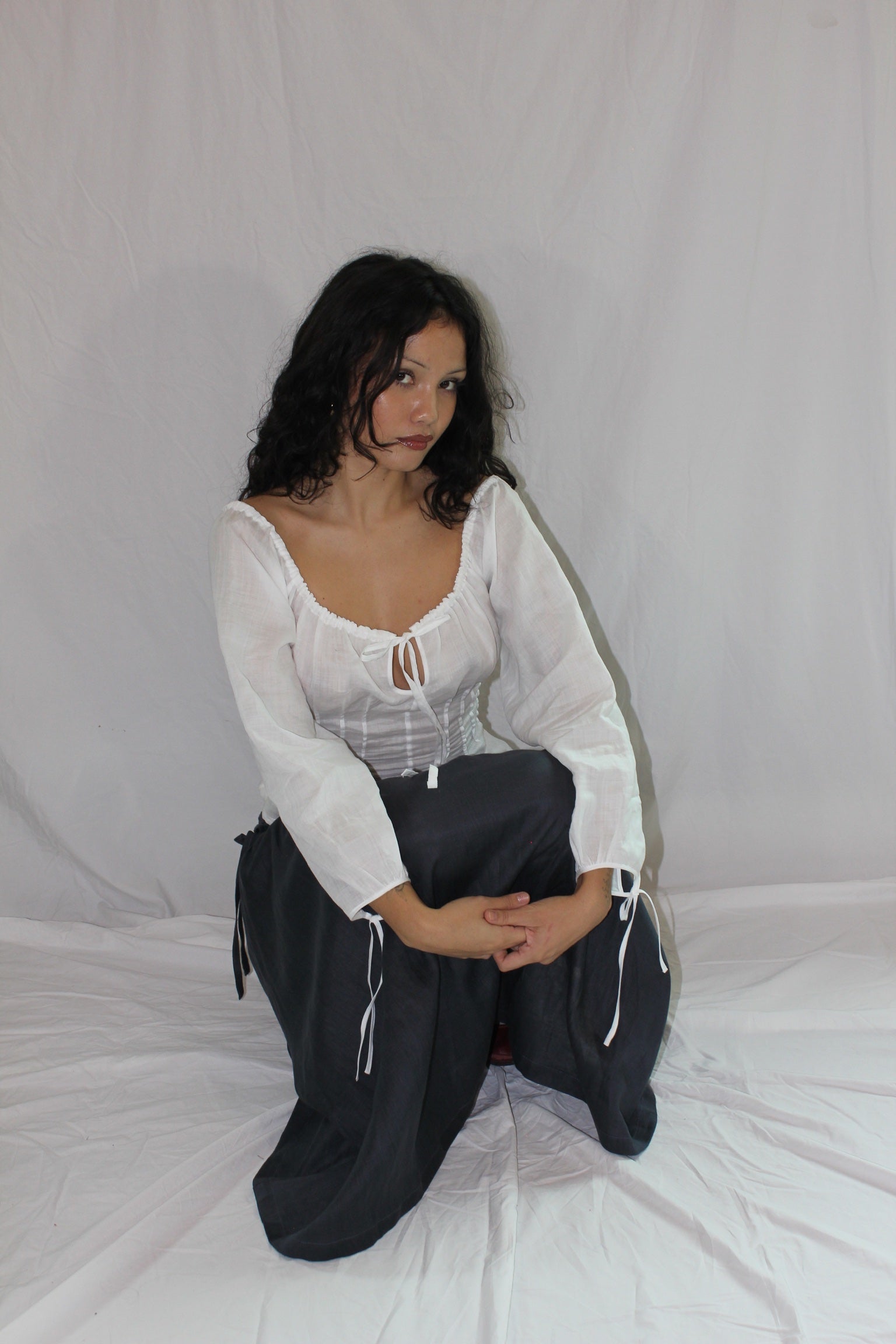 Frances Skirt- Indigo image 0