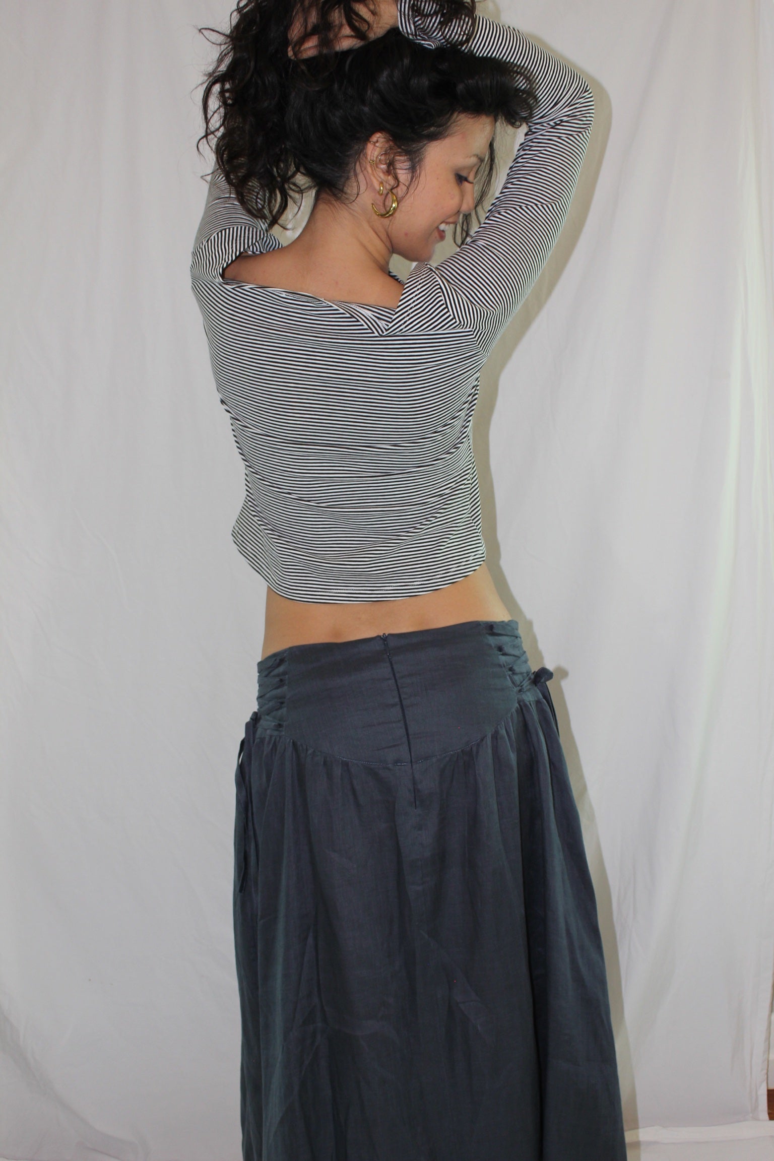 Frances Skirt- Indigo image 1