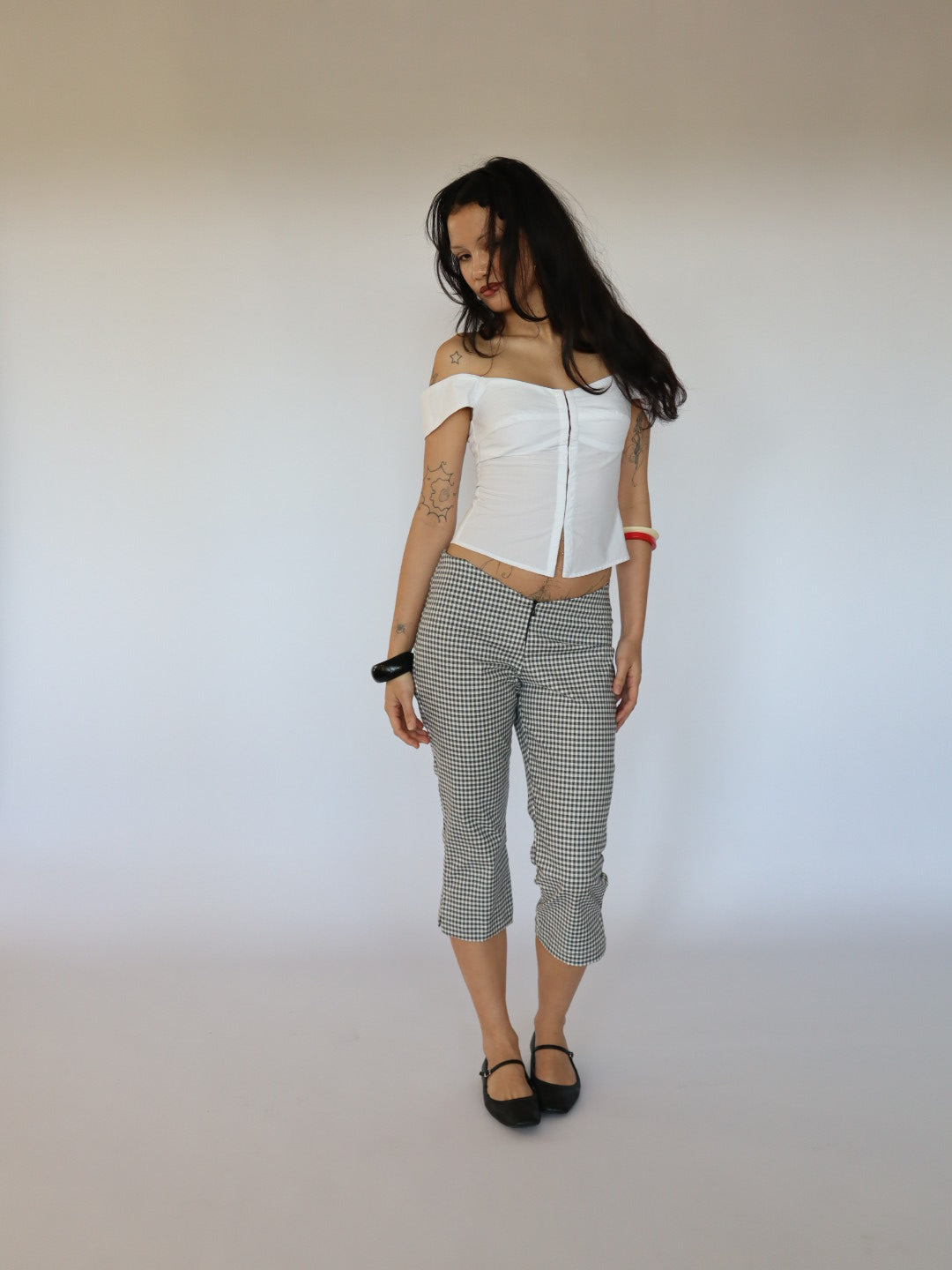 Jean Capri- Gingham