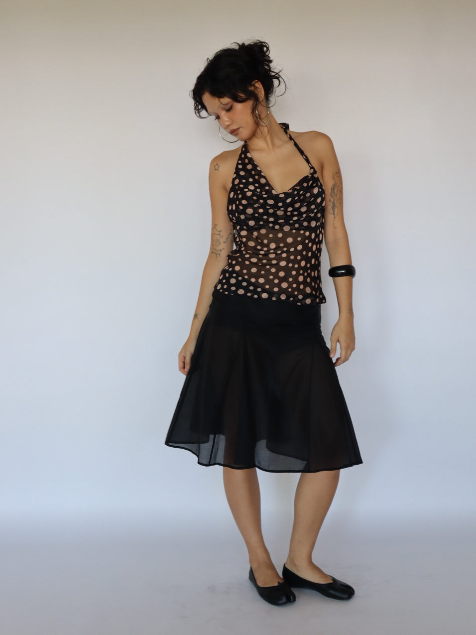 Sooki Skirt- Black Voile