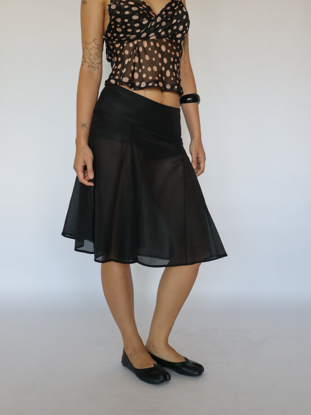 Sooki Skirt- Black Voile