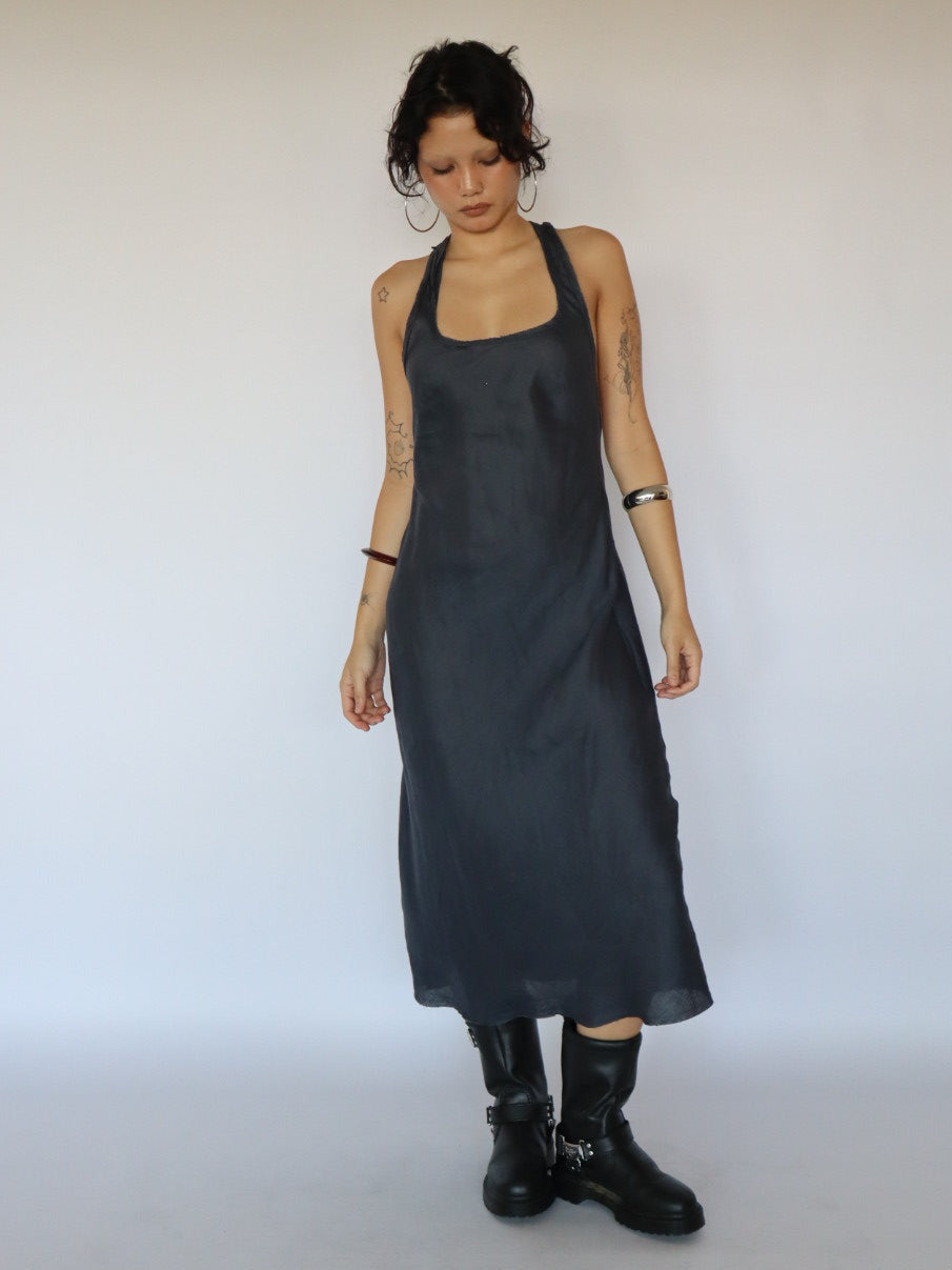 Siren Bias Dress- Indigo