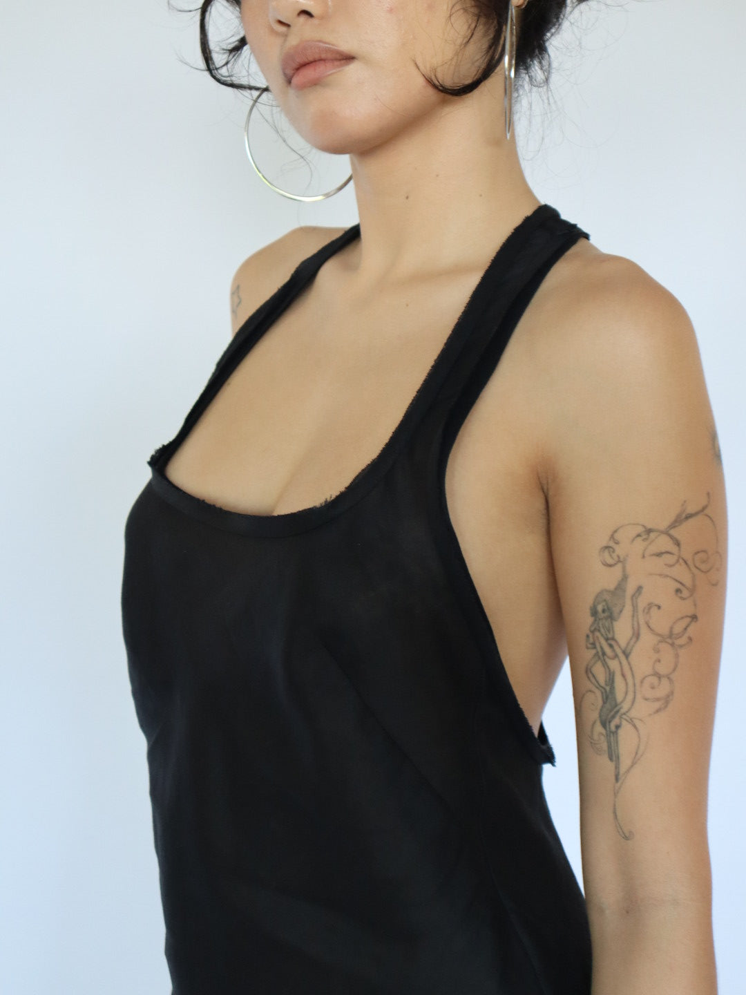 Siren Bias Dress- Black