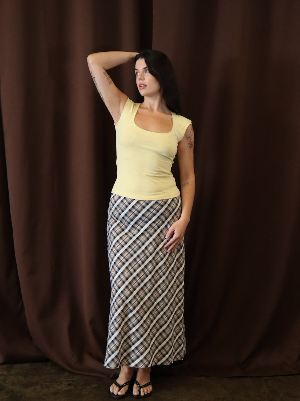 Siren Skirt- Plaid