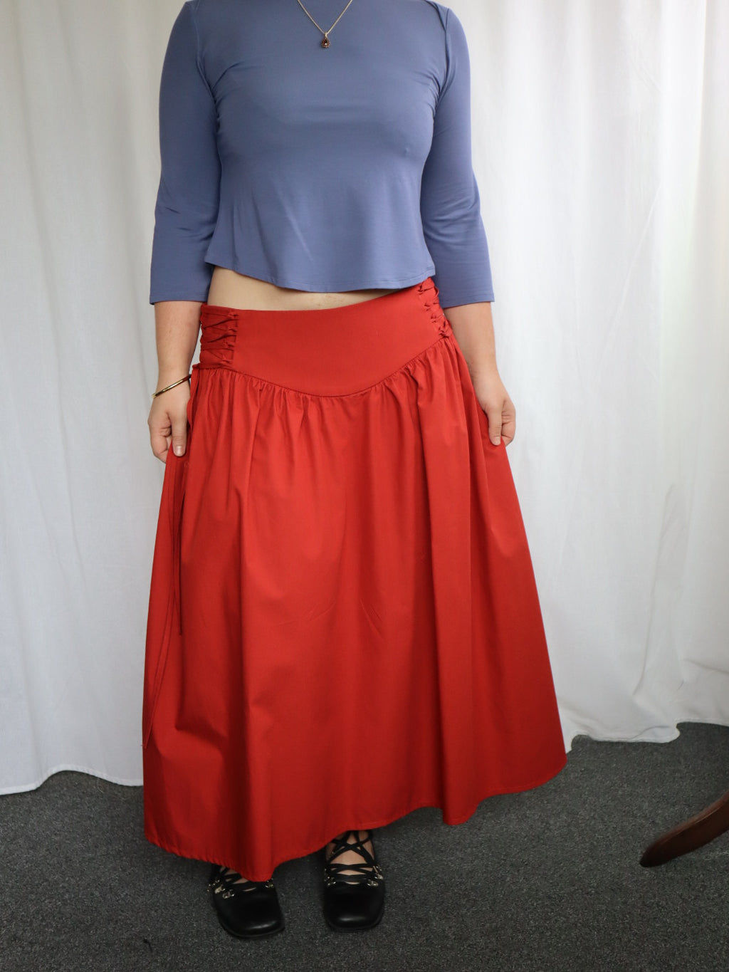 Frances Skirt- Red