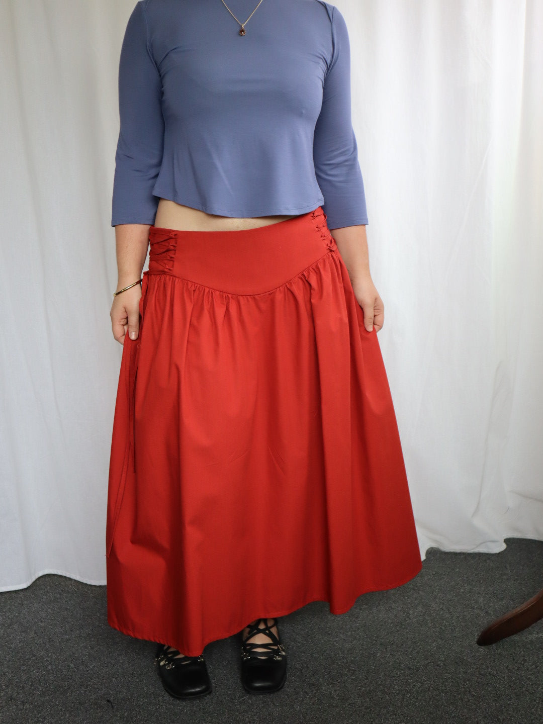 Frances Skirt- Red