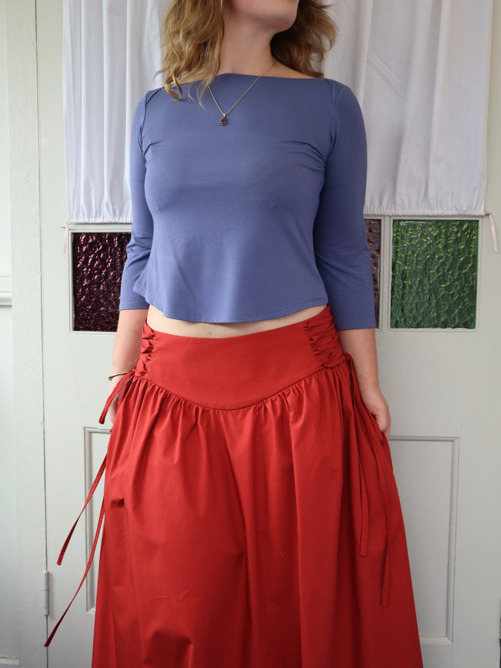 Frances Skirt- Red