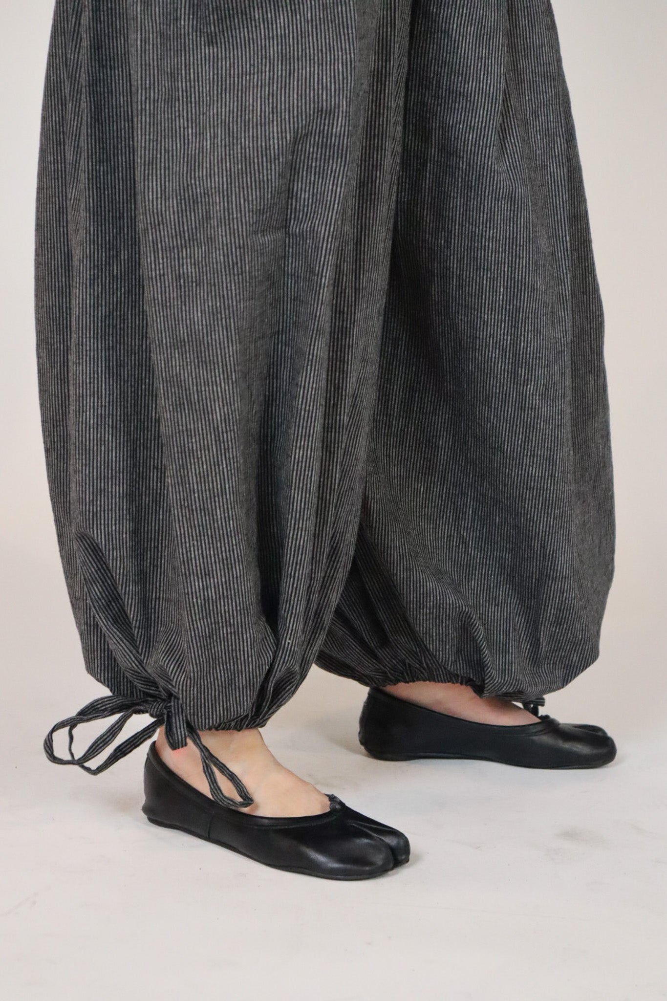 Oli Pants- Black Pinstripe