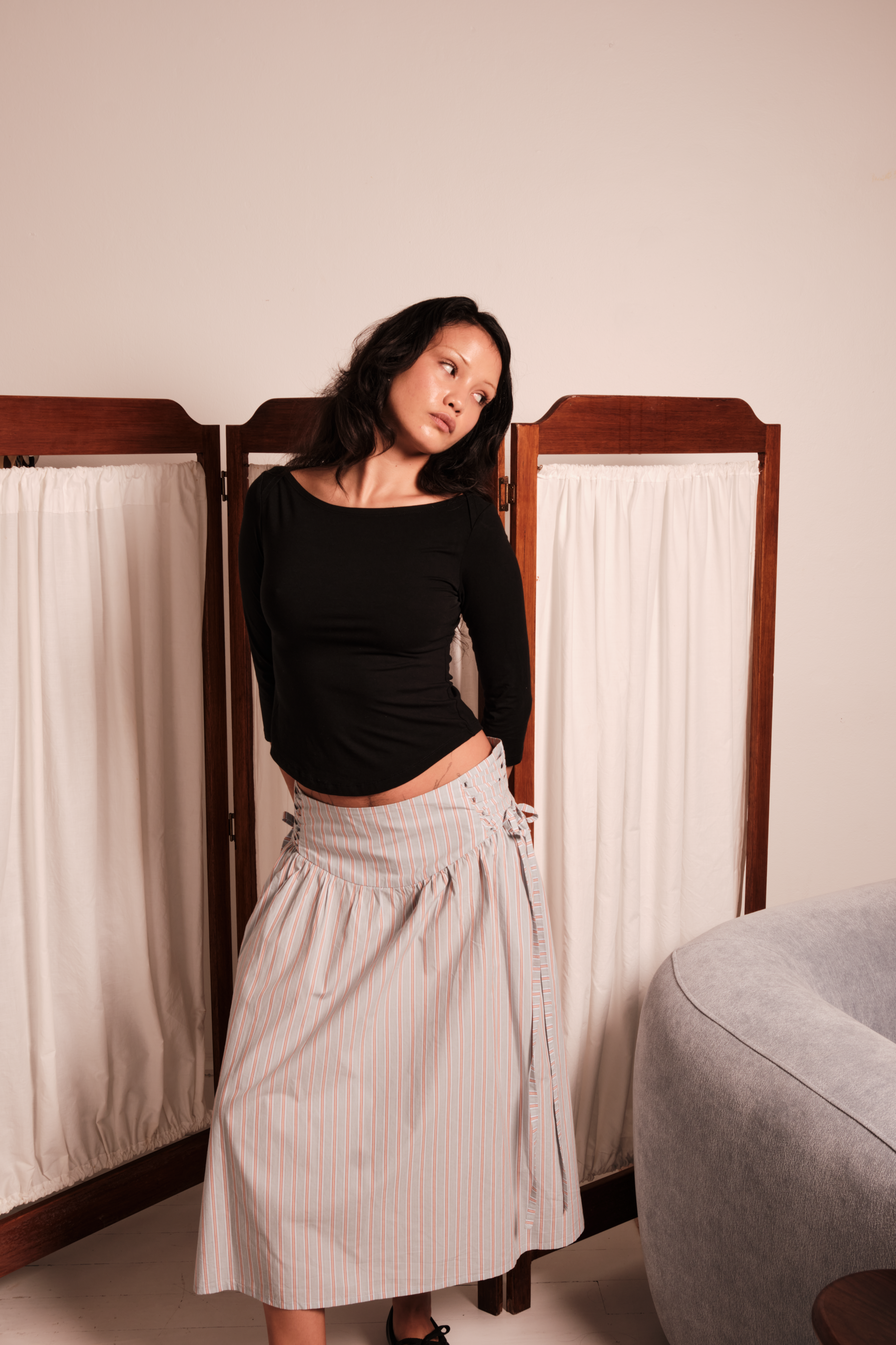 Frances Skirt- Blue