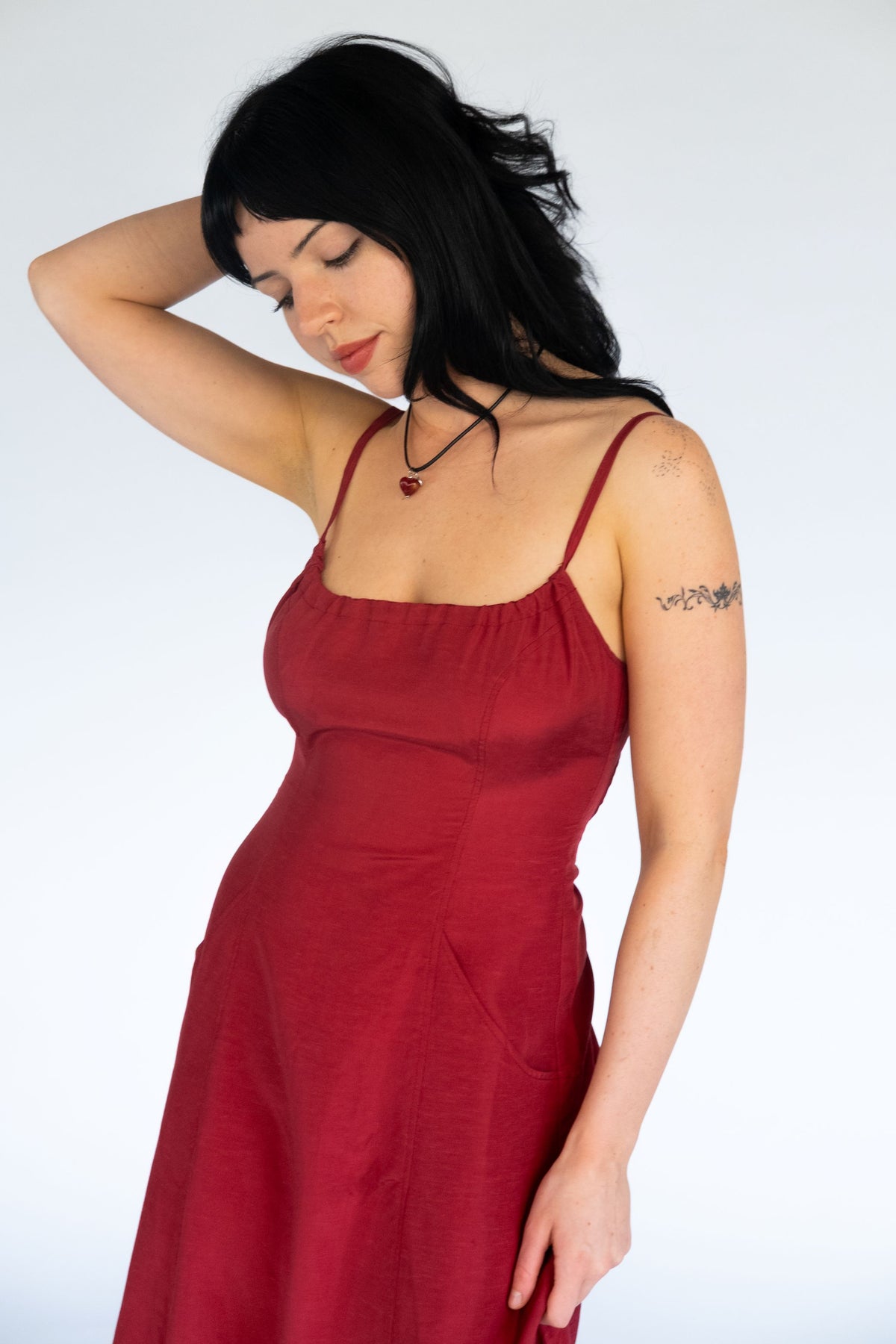 Indi Dress- Brick