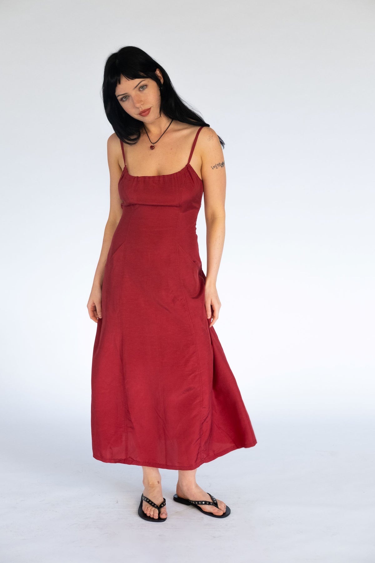 Indi Dress- Brick