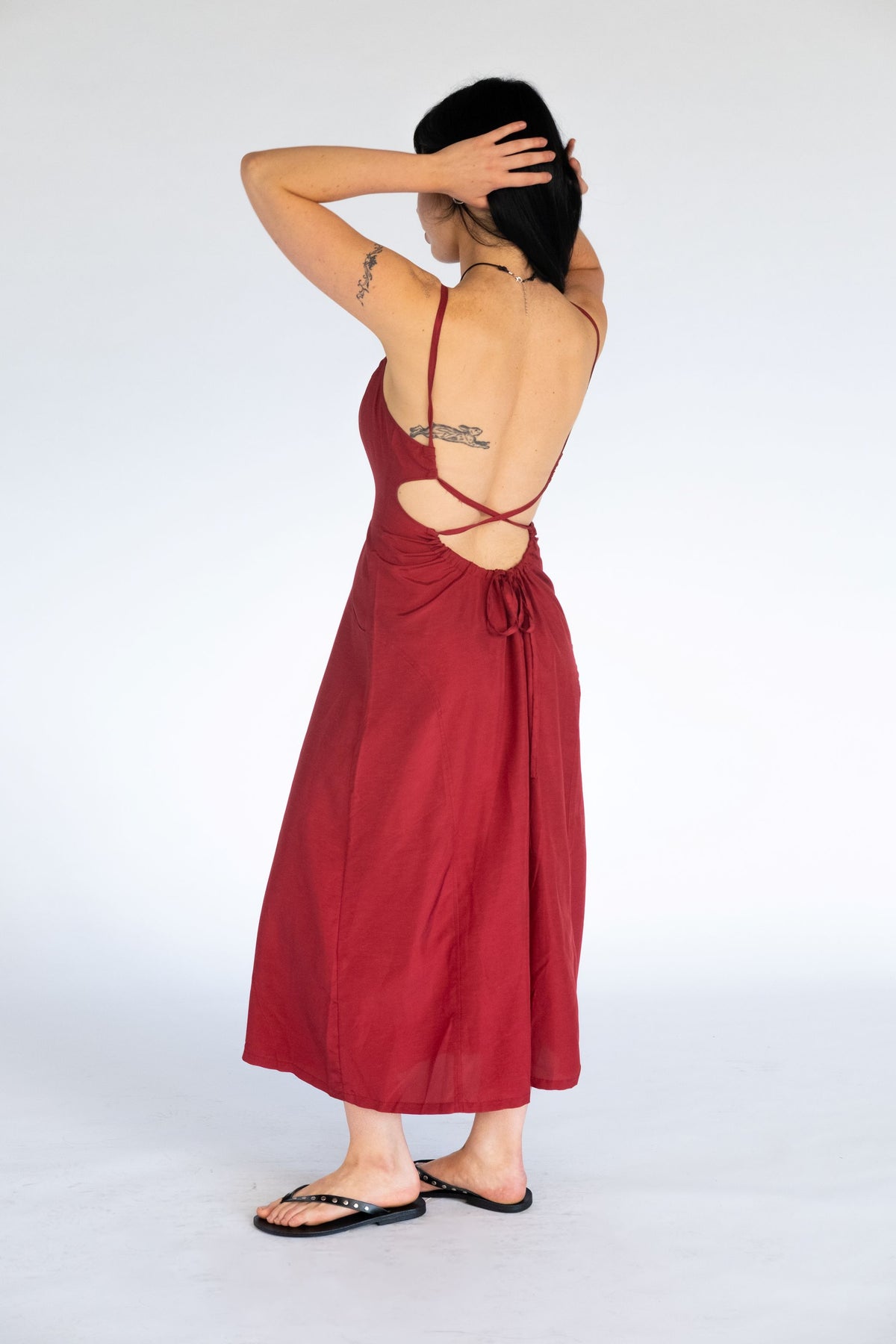 Indi Dress- Brick