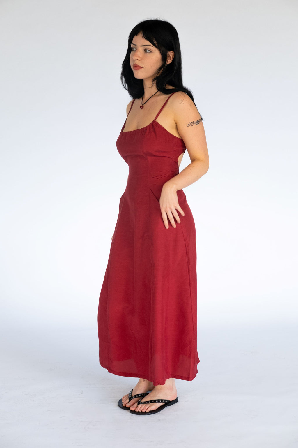 Indi Dress- Brick